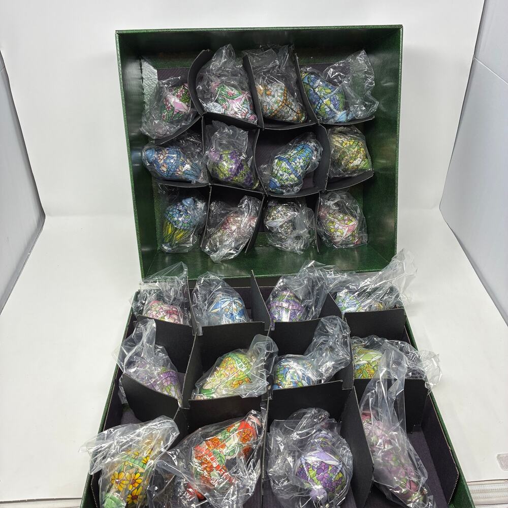 Bradford Editions Lot of 24 #1 - #8 The Era of Louis Tiffany Heirloom Ornaments